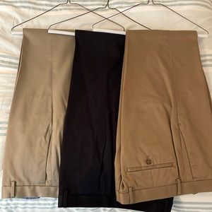 Banana Republic soft cotton, wrinkle-free pants